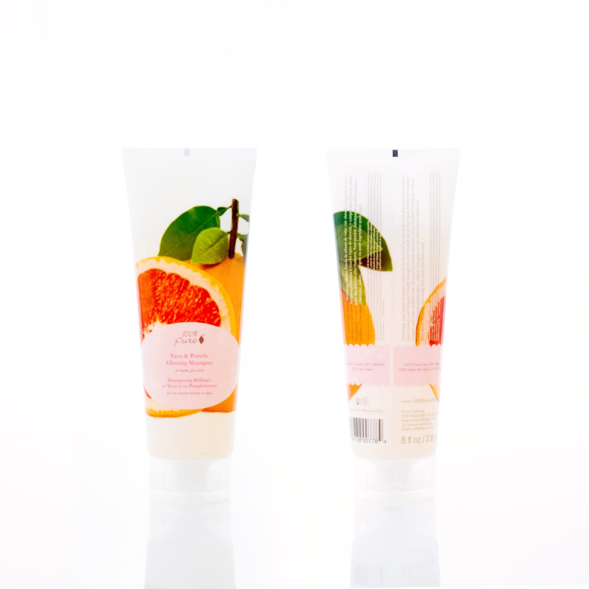Amazon | 100% Pure 柚子&ポメロ グロッシングシャンプー 8 fl oz Yuzu